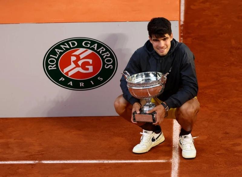 Alcaraz đăng quang Roland Garros 2024- Ảnh 8. Alcaraz đăng quang Roland Garros 2024- Ảnh 8.