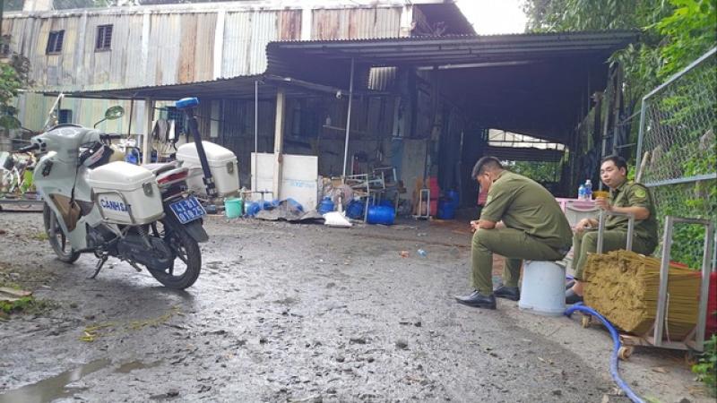 TP.HCM: Cơ sở làm nhang ở Củ Chi cháy trong đêm khi chủ mới về quê- Ảnh 2.