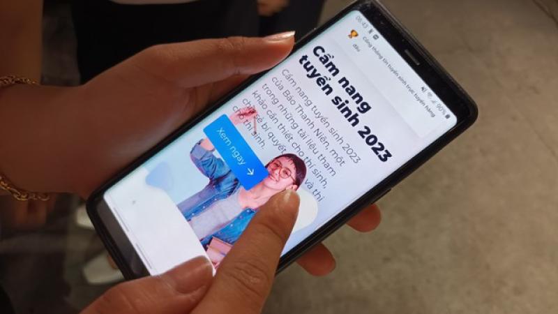 Quét mã QR, nhận sách Cẩm nang tuyển sinh 2023 điện tử miễn phí - Ảnh 1. Quét mã QR, nhận sách Cẩm nang tuyển sinh 2023 điện tử miễn phí - Ảnh 1.