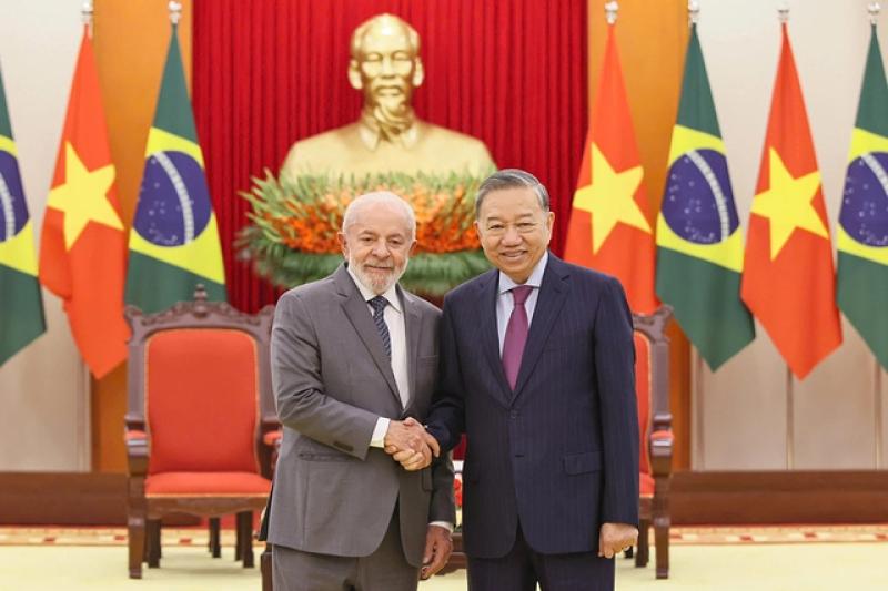 Phát triển Đối tác chiến lược Việt Nam Brazil thông qua chuyến thăm lịch sử - Ảnh 1. Phát triển Đối tác chiến lược Việt Nam Brazil thông qua chuyến thăm lịch sử - Ảnh 1.