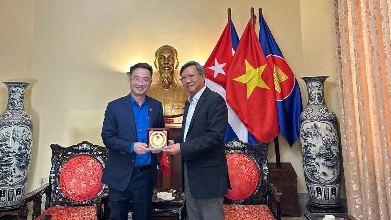 Đoàn đại biểu cấp cao T.Ư Đoàn thăm và làm việc tại Cuba- Ảnh 2.