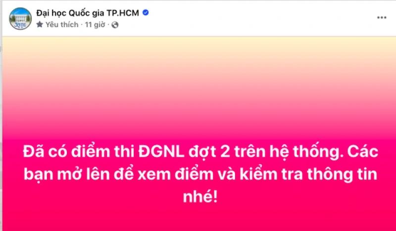 Cổng tra cứu điểm thi đánh giá năng lực ĐH Quốc gia TP.HCM bị nghẽn nhiều giờ - Ảnh 1.