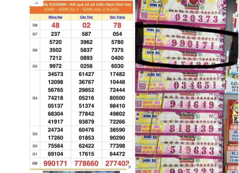 Xổ số miền Nam 11.6: Bán đúng dãy số trúng độc đắc, đại lý TP.HCM mừng rỡ - Ảnh 1.