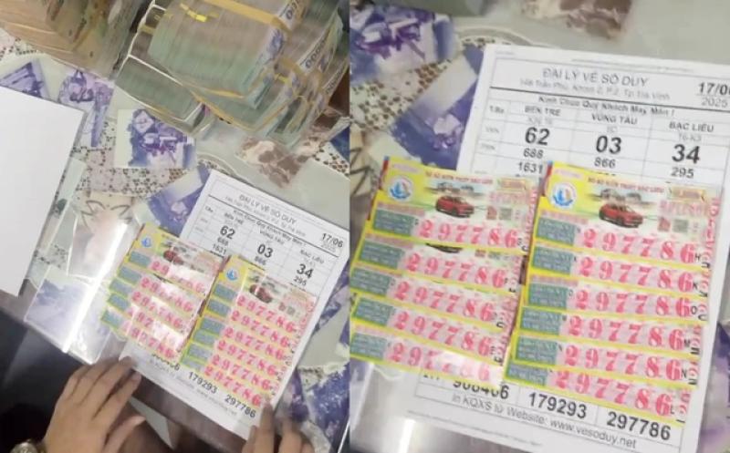 Người phụ nữ bán cơm trúng số 22 tỉ độc đắc, ăn mừng chờ đổi thưởng - Ảnh 1.
