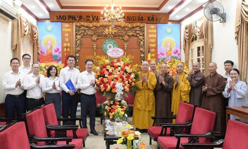 Anh Nguyễn Tường Lâm chúc mừng hội Liên hiệp thanh niên Việt Nam nhân dịp Phật đản - Ảnh 1.