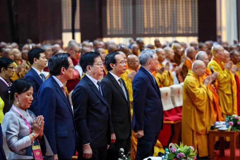 Chủ tịch Ủy ban tổ chức quốc tế đại lễ Vesak: Cam kết xây dựng thế giới hòa bình- Ảnh 2. Chủ tịch Ủy ban tổ chức quốc tế đại lễ Vesak: Cam kết xây dựng thế giới hòa bình- Ảnh 2.