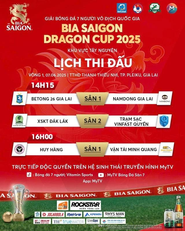 Giải bóng đá 7 người khu vực Tây nguyên: Hứa hẹn những trận cầu rực lửa- Ảnh 1.