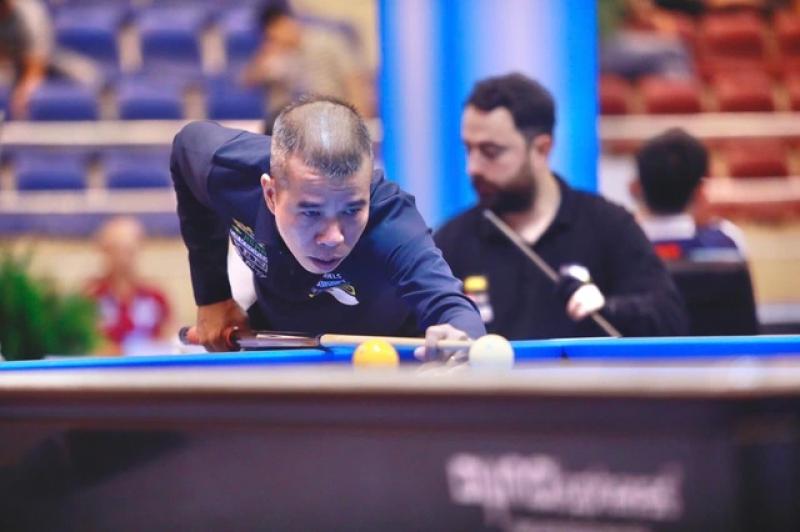 Billiards: Trần Quyết Chiến bùng nổ chiếm nhất bảng, cùng Bao Phương Vinh giành vé knock-out- Ảnh 1.