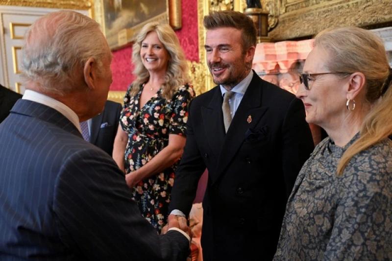 David Beckham gây bất ngờ cho Messi và Inter Miami trước trận mở màn Club World Cup- Ảnh 1. David Beckham gây bất ngờ cho Messi và Inter Miami trước trận mở màn Club World Cup- Ảnh 1.