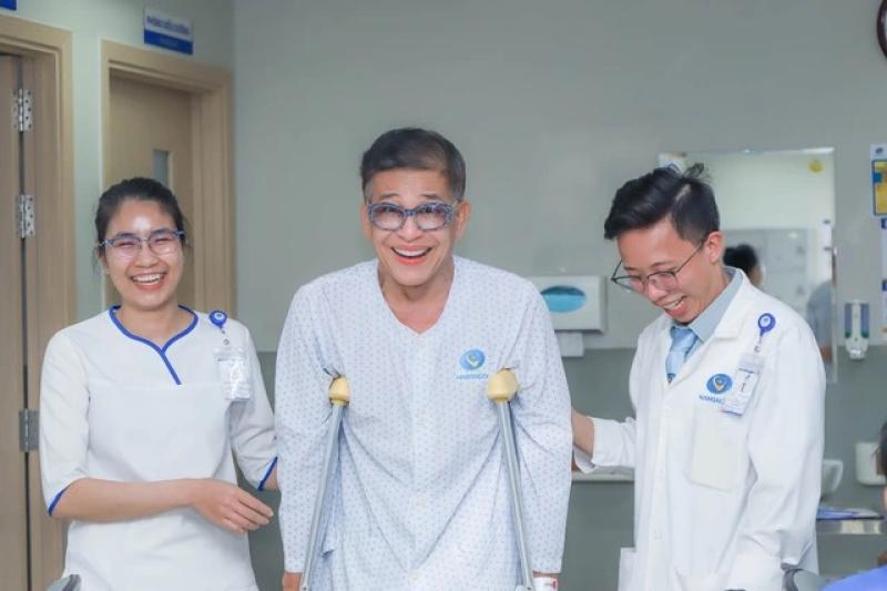 - Ảnh 1. MC Thanh Bạch bị gãy xương do tai nạn hy hữu - Ảnh 1.