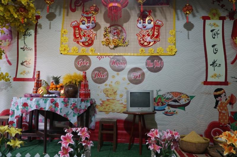 Hàng loạt hẻm TP.HCM ‘lột xác’ khoác áo mới rực rỡ đón tết- Ảnh 4. Hàng loạt hẻm TP.HCM ‘lột xác’ khoác áo mới rực rỡ đón tết- Ảnh 4.