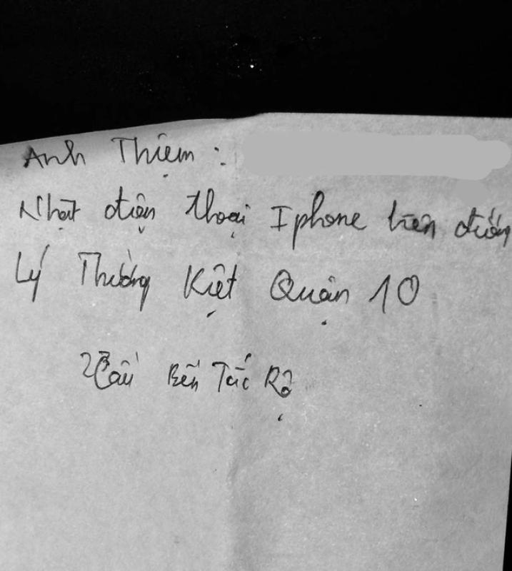 Mất điện thoại, cô gái bất ngờ nhận lại từ người lạ và lời nhắn chân thành - Ảnh 1.