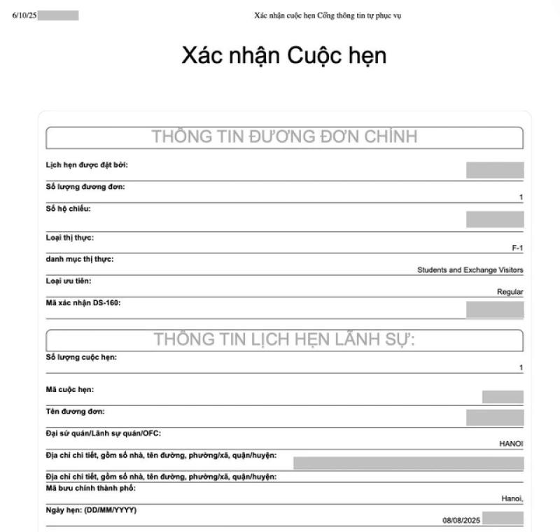 Mỹ cấp rồi lại hủy lịch phỏng vấn visa du học của người Việt - Ảnh 1.