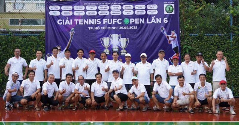 Sôi động Giải Tennis FUFC Open lần 6: Gắn kết, sẻ chia và lan tỏa yêu thương- Ảnh 1.