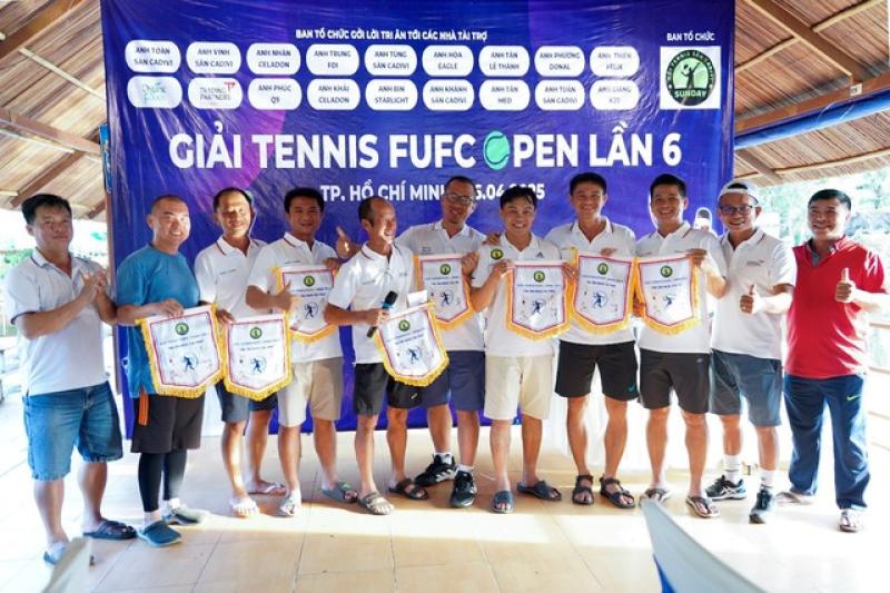 Sôi động Giải Tennis FUFC Open lần 6: Gắn kết, sẻ chia và lan tỏa yêu thương- Ảnh 3.