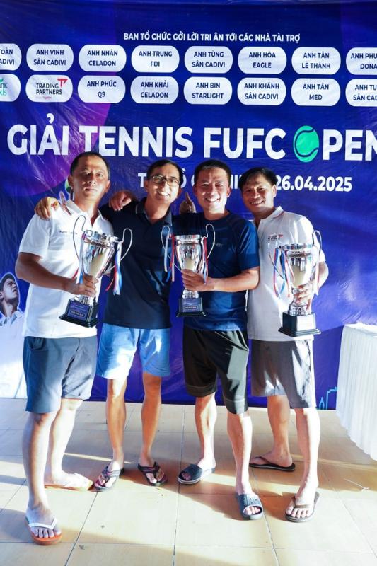 Sôi động Giải Tennis FUFC Open lần 6: Gắn kết, sẻ chia và lan tỏa yêu thương- Ảnh 6.