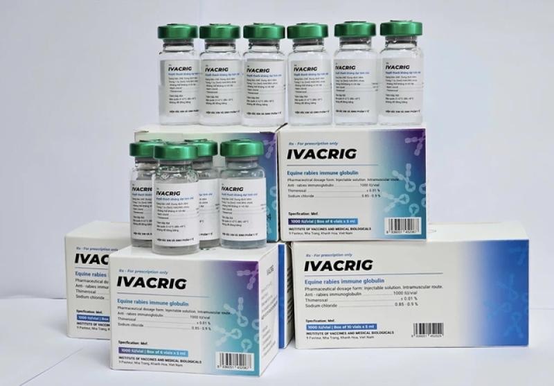 IVACRIG: Huyết thanh kháng dại tinh sạch, an toàn hơn, hiệu quả hơn- Ảnh 1. IVACRIG: Huyết thanh kháng dại tinh sạch, an toàn hơn, hiệu quả hơn- Ảnh 1.