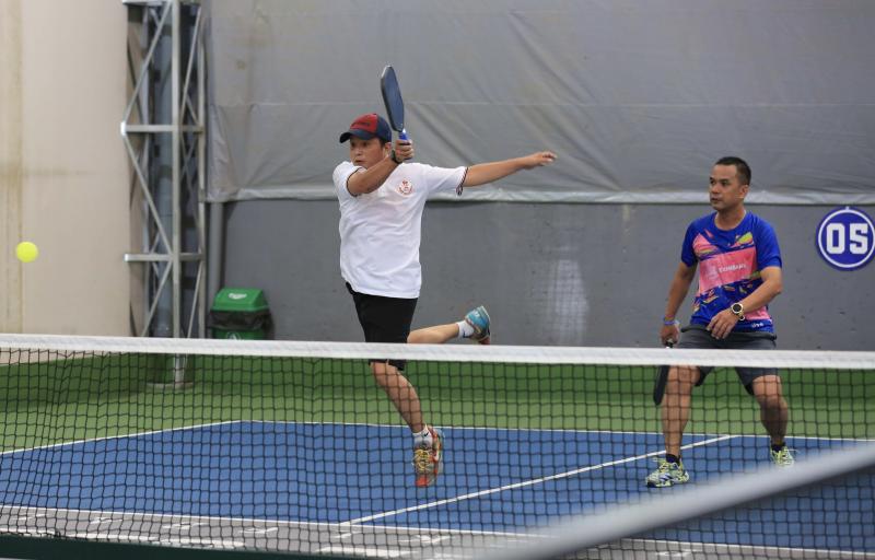 Tranh tài hấp dẫn tại giải pickleball 'Hội thao những người làm báo TP.HCM'- Ảnh 4.