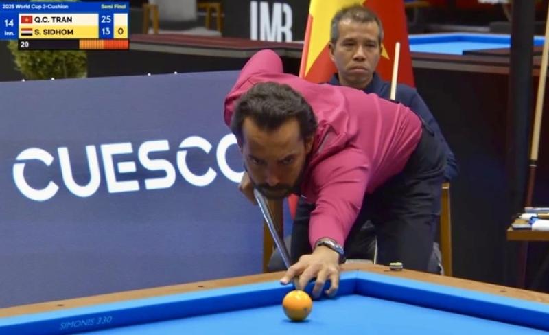 Billiards: Liên tiếp tung siêu phẩm, Trần Quyết Chiến thắng ngoạn mục để vào chung kết- Ảnh 5.