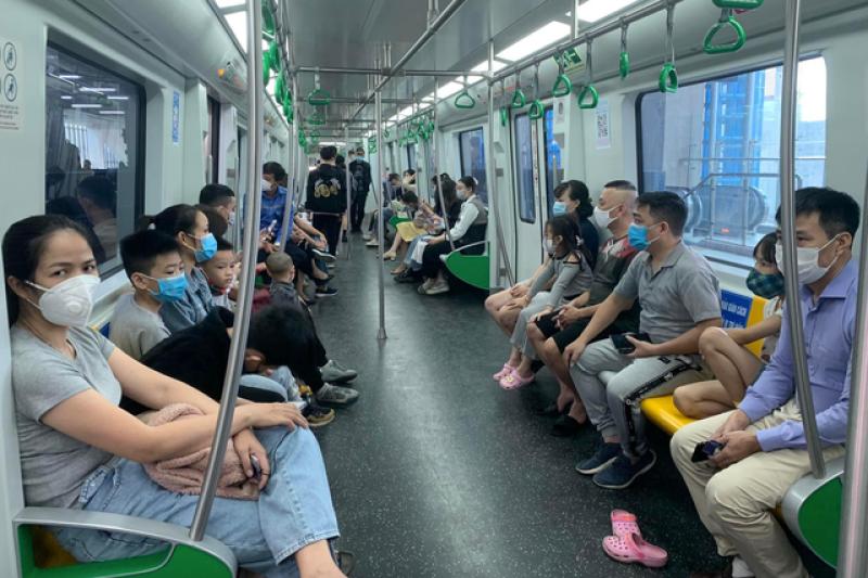 - Ảnh 1. hà nội bán vé liên thông xe buýt, tàu metro- Ảnh 1.