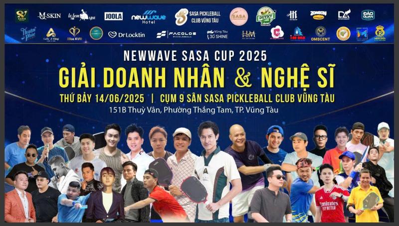 Huy Khánh săn thưởng khủng giải pickleball Newwave Sasa Cup 2025 – Doanh Nhân và Nghệ sĩ   - Ảnh 2.