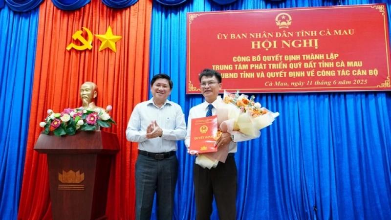 Cà Mau thành lập Trung tâm Phát triển quỹ đất trực thuộc UBND tỉnh- Ảnh 1.