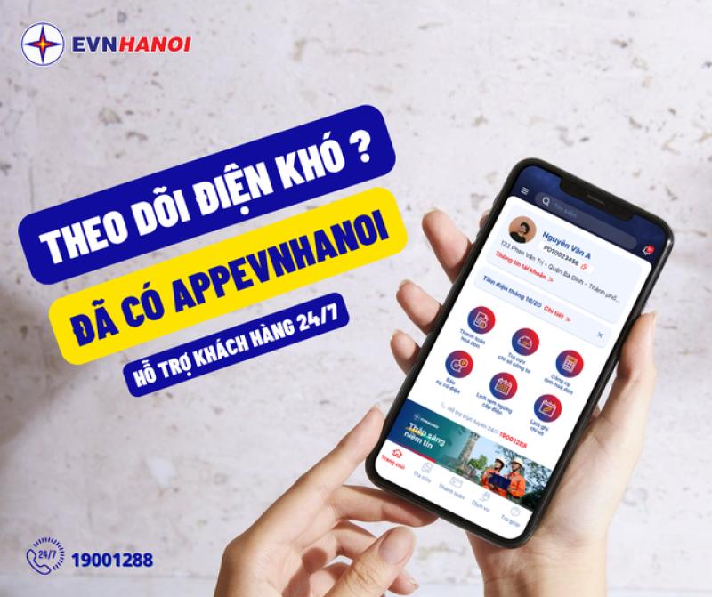 Hóa giải nỗi lo hóa đơn điện với App EVNHANOI - Ảnh 1.