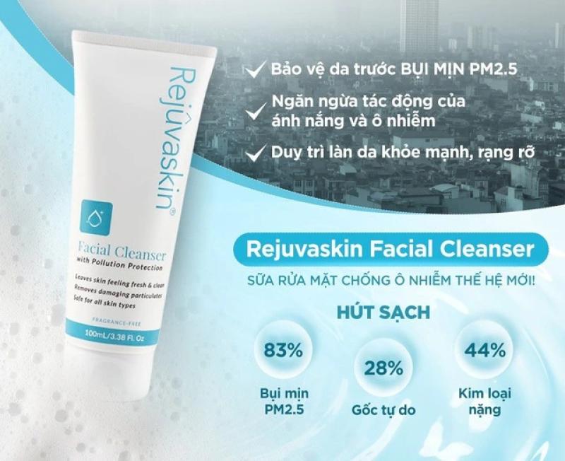 Rejuvaskin Facial Cleanser - Sữa rửa mặt chống ô nhiễm thế hệ mới!- Ảnh 1. Rejuvaskin Facial Cleanser - Sữa rửa mặt chống ô nhiễm thế hệ mới!- Ảnh 1.