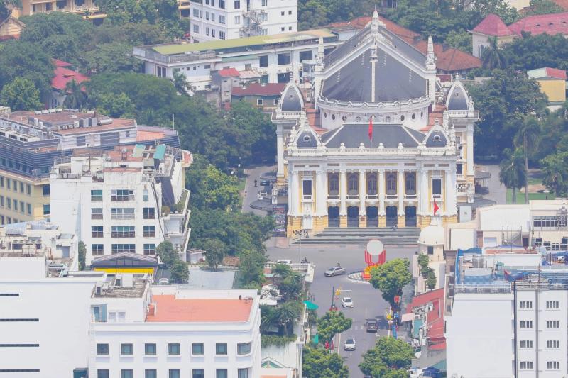 Trung tâm Hà Nội đặc biệt, nhìn từ trực thăng quân sự- Ảnh 3.