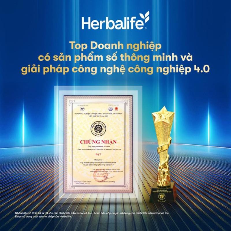 Herbalife Việt Nam đạt giải thưởng ‘Top Công Nghiệp 4.0’ với Ứng dụng Herbalife VNHUB - Ảnh 2.