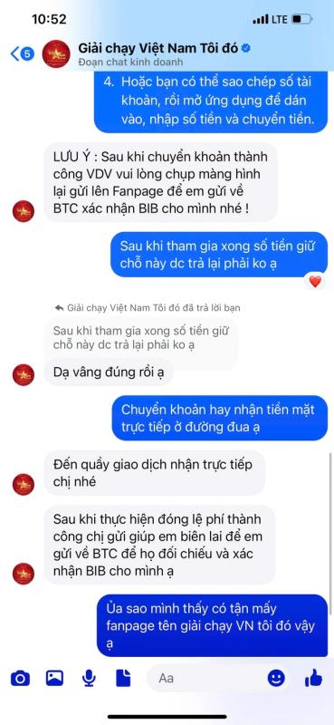Giả mạo fanpage giải chạy ‘Việt Nam tôi đó’ để lừa đảo: Mọc như nấm- Ảnh 5. Giả mạo fanpage giải chạy ‘Việt Nam tôi đó’ để lừa đảo: Mọc như nấm- Ảnh 5.