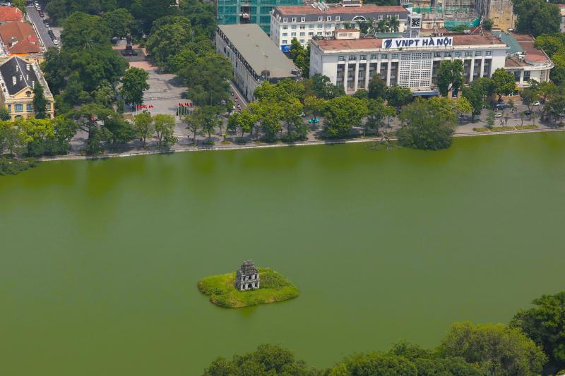 Trung tâm Hà Nội đặc biệt, nhìn từ trực thăng quân sự- Ảnh 4.