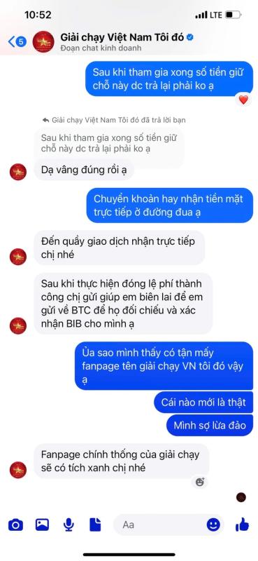 Giả mạo fanpage giải chạy ‘Việt Nam tôi đó’ để lừa đảo: Mọc như nấm- Ảnh 6. Giả mạo fanpage giải chạy ‘Việt Nam tôi đó’ để lừa đảo: Mọc như nấm- Ảnh 6.