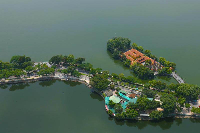 Trung tâm Hà Nội đặc biệt, nhìn từ trực thăng quân sự- Ảnh 6.