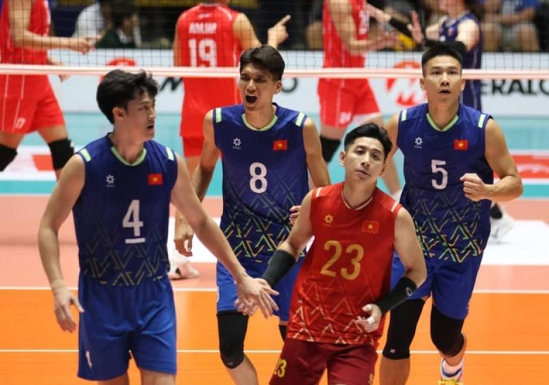 Việt Nam đánh bại 'khắc tinh' Philippines, giành ngôi á quân chặng 2 giải bóng chuyền SEA V.League- Ảnh 1. Việt Nam đánh bại 'khắc tinh' Philippines, giành ngôi á quân chặng 2 giải bóng chuyền SEA V.League- Ảnh 1.