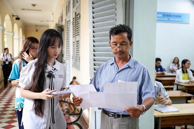 Điểm thi tốt nghiệp THPT 2025: Thứ hạng các địa phương thay đổi - Ảnh 1.