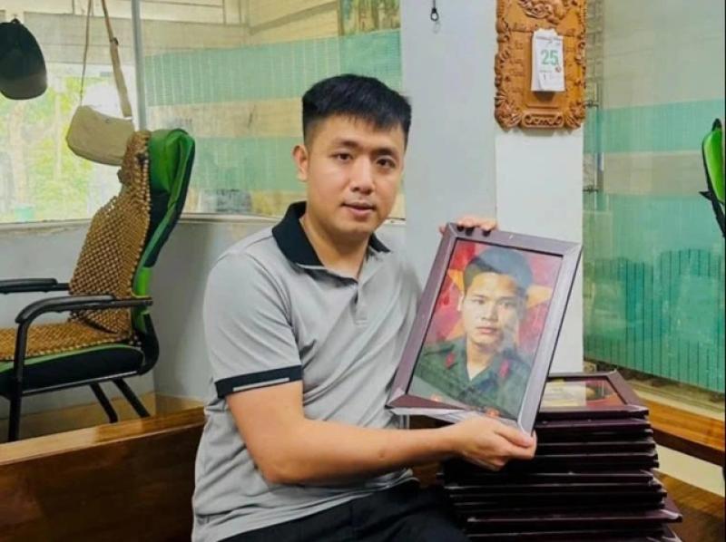 Người trẻ và tấm lòng phục dựng ảnh liệt sĩ miễn phí từ anh Lê Thế Thắng - Ảnh 3. Người trẻ và tấm lòng phục dựng ảnh liệt sĩ miễn phí từ anh Lê Thế Thắng - Ảnh 3.