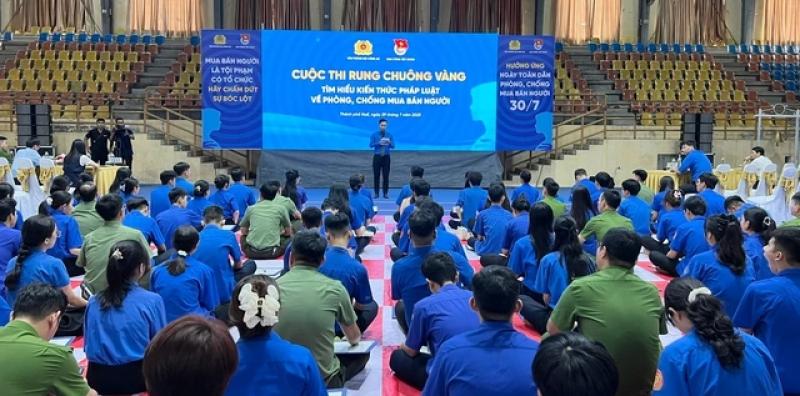 Rung chuông vàng trang bị kiến thức phòng chống mua bán người - Ảnh 1.