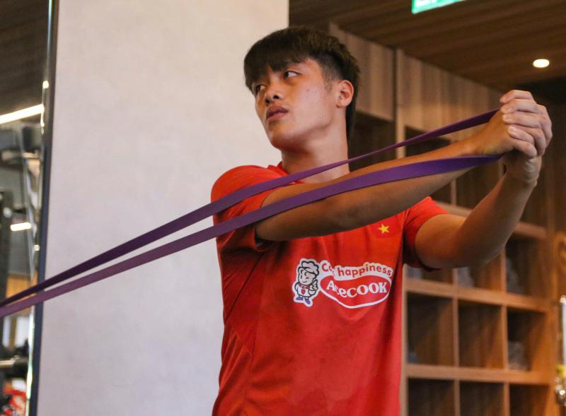 U.23 Việt Nam ‘cực khỏe’ trước trận đại chiến, sẵn sàng cả trí và lực đánh bại Indonesia- Ảnh 4. U.23 Việt Nam ‘cực khỏe’ trước trận đại chiến, sẵn sàng cả trí và lực đánh bại Indonesia- Ảnh 4.