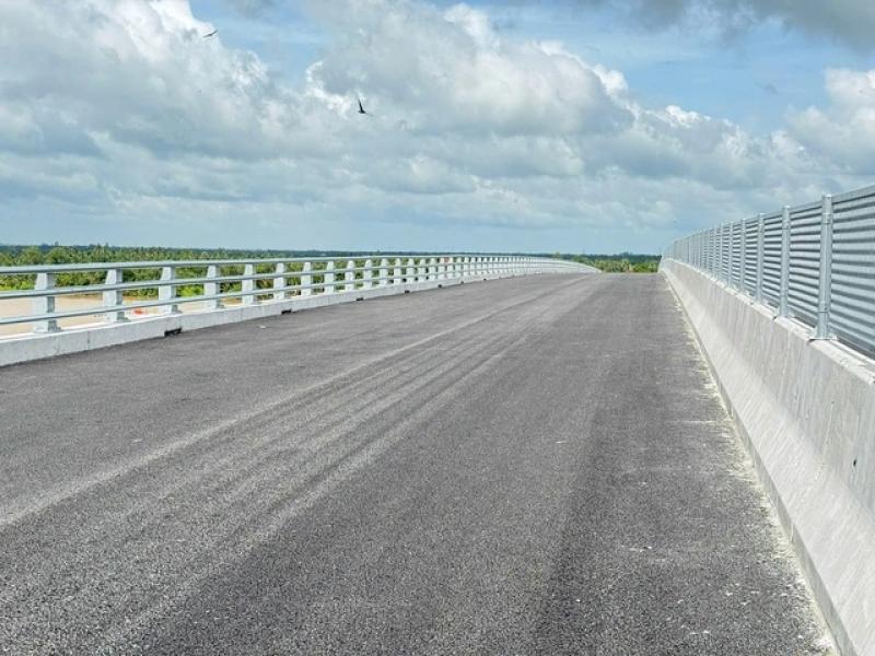 Cận cảnh cầu Đại Ngãi 2 nối Cần Thơ-Vĩnh Long, dự kiến thông xe dịp lễ 2.9- Ảnh 7. Cận cảnh cầu Đại Ngãi 2 nối Cần Thơ-Vĩnh Long, dự kiến thông xe dịp lễ 2.9- Ảnh 7.