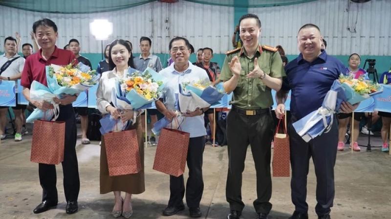 Giải bóng bàn cúp Cơ quan đại diện Cục Truyền thông CAND tại TP.HCM đã tìm ra nhà vô địch- Ảnh 6. Giải bóng bàn cúp Cơ quan đại diện Cục Truyền thông CAND tại TP.HCM đã tìm ra nhà vô địch- Ảnh 6.