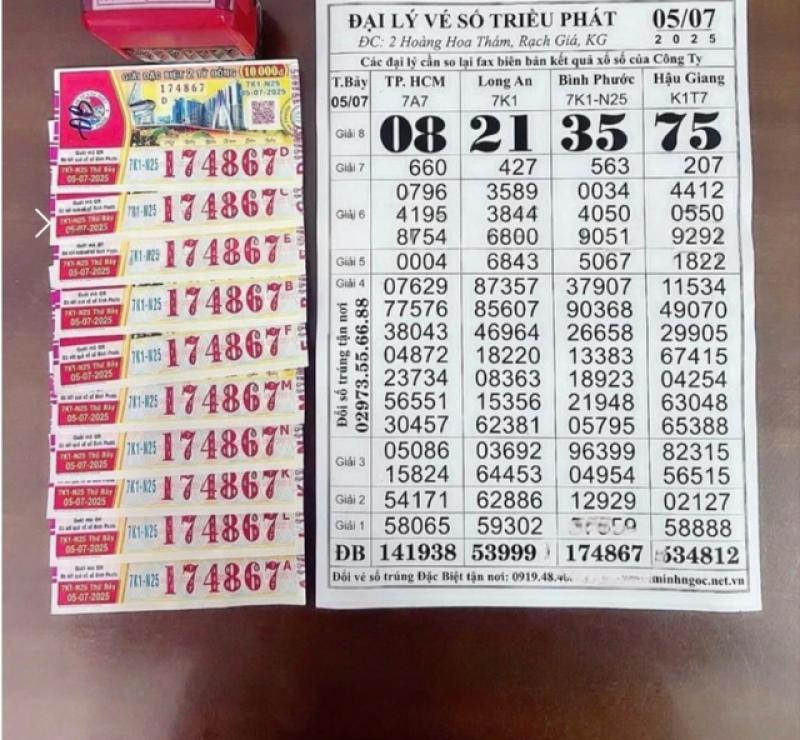 Khách ở miền Tây lên TP.HCM mua 10 tờ vé số bất ngờ trúng độc đắc - Ảnh 1.