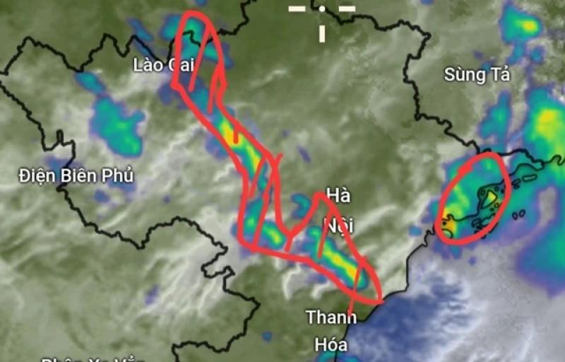 Hôm nay Bắc bộ, Nghệ An, Thanh Hóa tiếp tục có mưa lớn - Ảnh 1.
