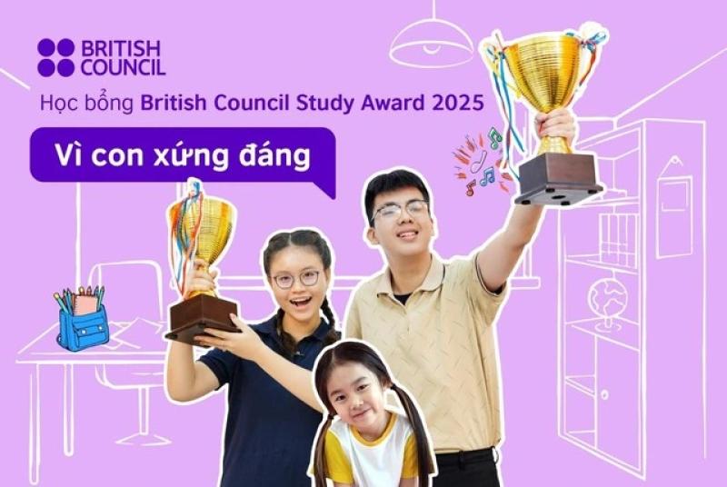 Học bổng tiếng Anh toàn phần cho học sinh Tiểu học đến THPT từ Hội đồng Anh- Ảnh 1.