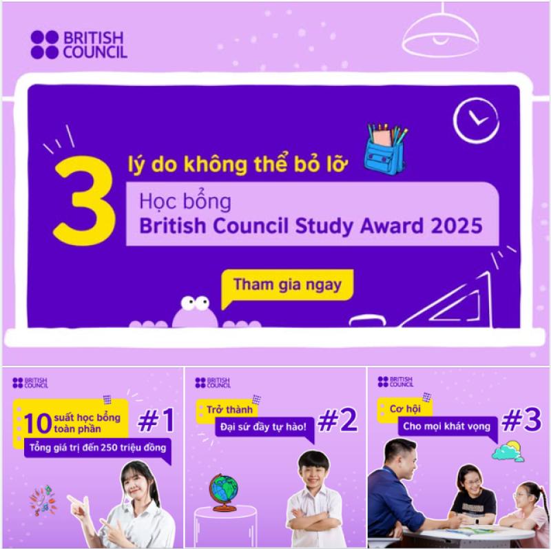 Học bổng tiếng Anh toàn phần cho học sinh Tiểu học đến THPT từ Hội đồng Anh- Ảnh 3.