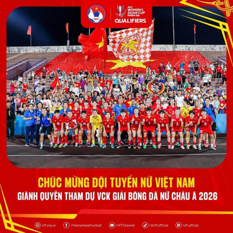 AFC tặng ‘quà đặc biệt’ chúc mừng đội tuyển nữ Việt Nam, ca ngợi VFF và sân Việt Trì- Ảnh 1. AFC tặng ‘quà đặc biệt’ chúc mừng đội tuyển nữ Việt Nam, ca ngợi VFF và sân Việt Trì- Ảnh 1.