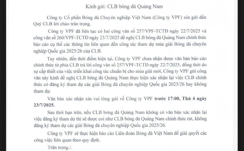 Sở VH-TT-DL Đà Nẵng họp khẩn, đã có doanh nghiệp muốn cứu đội Quảng Nam: Nhưng tiền vẫn chưa đủ!- Ảnh 1. Sở VH-TT-DL Đà Nẵng họp khẩn, đã có doanh nghiệp muốn cứu đội Quảng Nam: Nhưng tiền vẫn chưa đủ!- Ảnh 1.