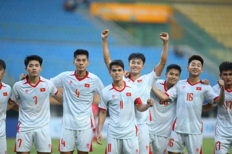 Bảng xếp hạng U.23 Đông Nam Á: U.23 Việt Nam tốp 1 nhờ thắng Lào, gặp Campuchia ngày nào?- Ảnh 1. Bảng xếp hạng U.23 Đông Nam Á: U.23 Việt Nam tốp 1 nhờ thắng Lào, gặp Campuchia ngày nào?- Ảnh 1.