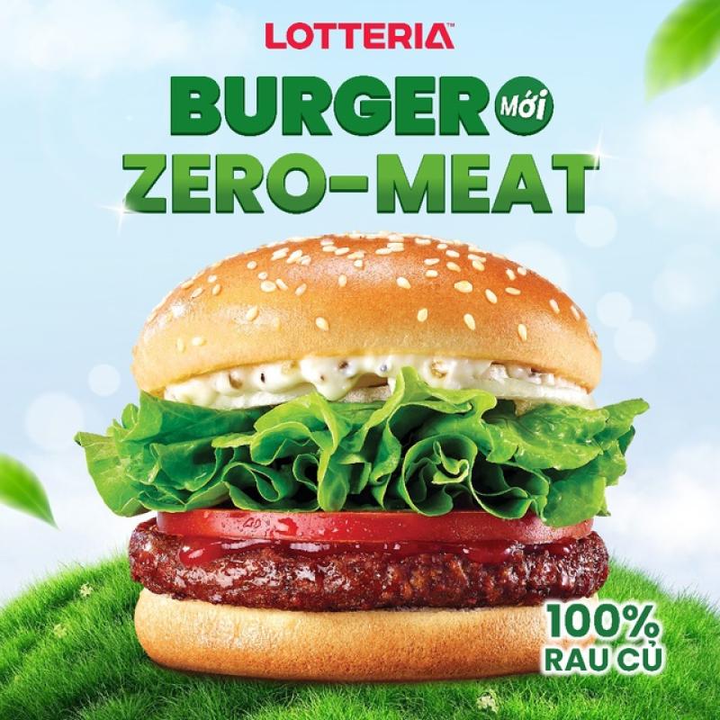 Lotteria ra mắt Burger Zero Meat - 'Trải nghiệm xanh' mới nhưng vẫn giữ trọn vị ngon- Ảnh 1. Lotteria ra mắt Burger Zero Meat - 'Trải nghiệm xanh' mới nhưng vẫn giữ trọn vị ngon- Ảnh 1.