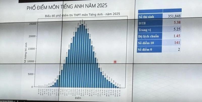 Công bố phổ điểm thi tốt nghiệp THPT 2025 - Ảnh 4.